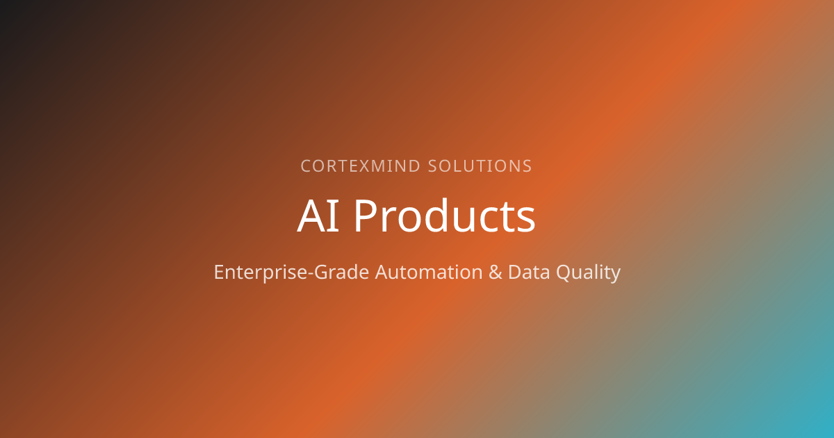 Products | CortexMind Solutions